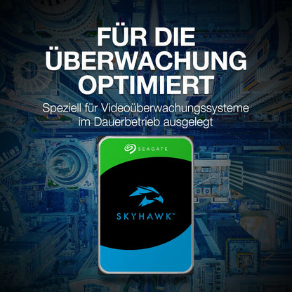Seagate SkyHawk 6TB Interne Festplatte HDD - ST6000VXZ09