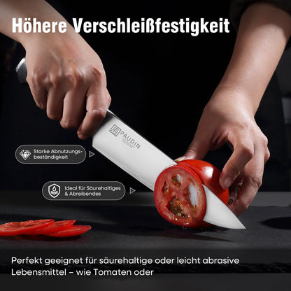 PAUDIN Messerset 2-teilig, Kochmesser 20 cm & Allzweckmesser 12,7 cm