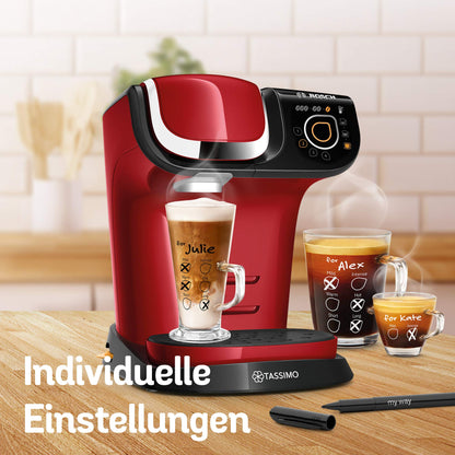 Bosch Tassimo My Way 2 Kaffeemaschine - Rot