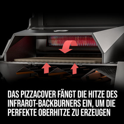 Enders Pizzacover Turbo Gasgrill Aufsatz – Backburner inkl. Stein