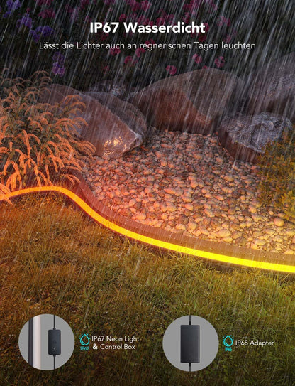 Govee Outdoor Neon LED Streifen Gartenbeleuchtung – 10m RGBIC IP67