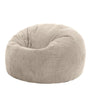 Icon Kingston Sitzsack & Lounge Sessel Cord – Beige: Beiger Cord-Sitzsack in ergonomischer Lounge-Form. Komfortables Sitzmöbel zur Entspannung.