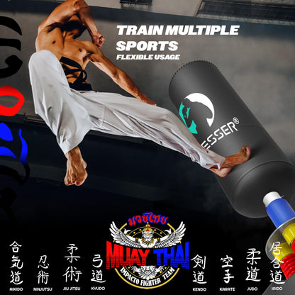 KESSER® Boxsack Set freistehend Erwachsene MMA - Schwarz