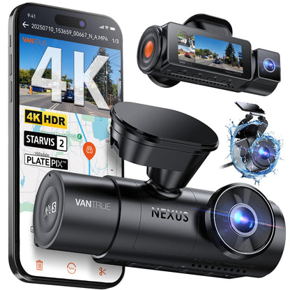 VANTRUE N4 Pro S 4K 3 Kanal Dashcam STARVIS 2 Parküberwachung
