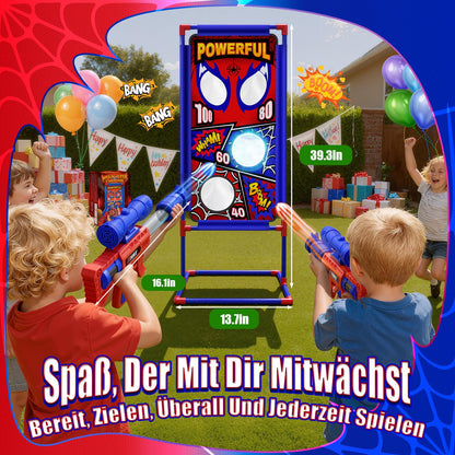 Mirthigig Schiesspiel Set, 2 Pump-Blaster und 24 Schaumstoffbälle