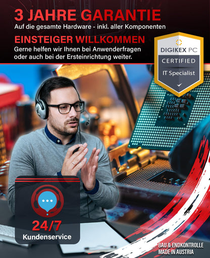 Greed® Ultra V2 Büro & Home Office PC – AMD Ryzen 7 5700G