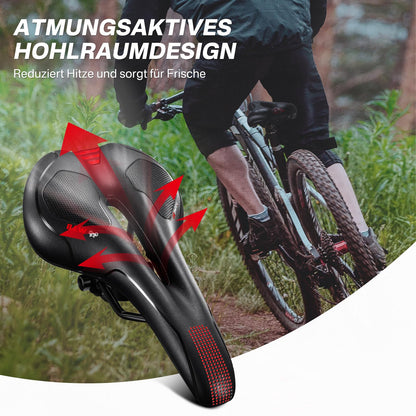 YOUNGDO Fahrradsattel Gel, ergonomisch, mit wasserdichter Abdeckung