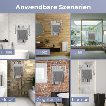 Badetuchhalter Handtuchhaken Ohne Bohren - Edelstahl SUS 304