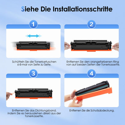 NOGIVY 216A Toner Set kompatibel für HP Color LaserJet Pro, 4-Pack