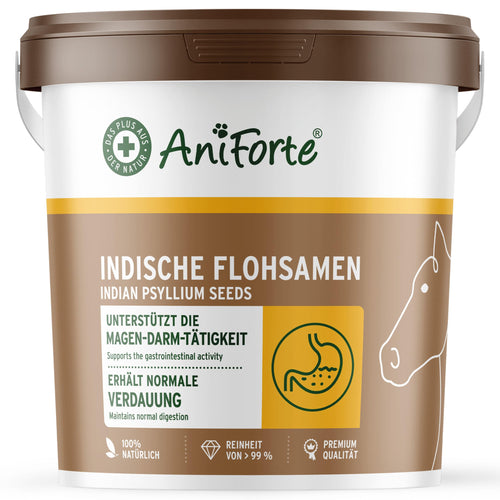 AniForte Flohsamen für Pferde 3 kg – Einzelfuttermittel, Rohkost