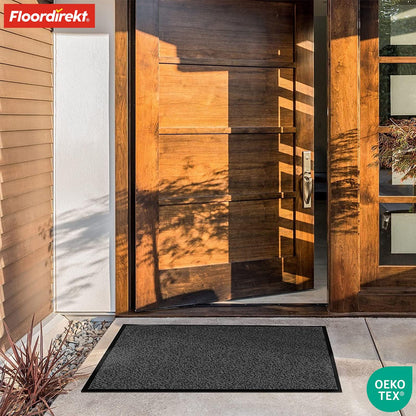 etm® Schmutzfangmatte Fussmatte – Anthrazit-Schwarz, 90x300 cm