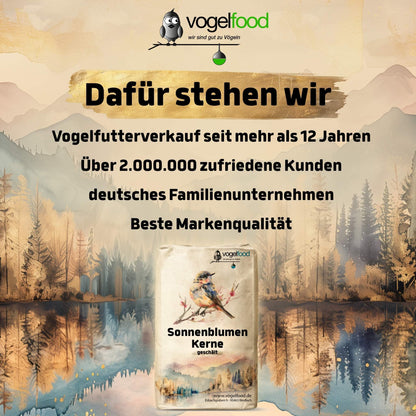 Samore Sonnenblumenkerne geschält 25 kg – Ganzjahres-Wildvogelfutter