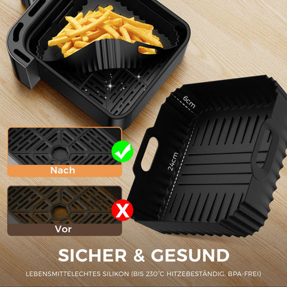 Zorenlepo Airfryer Zubehör-Set 17-teilig für COSORI Turbo Tower Pro