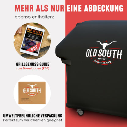 Old South Grillabdeckung wasserdicht für Gasgrill, 147 x 65 x 115 cm