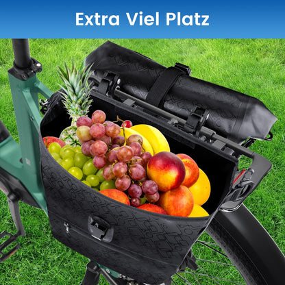 Toyvile Fahrradtaschen für Gepäckträger, 2er-Set, wasserdicht