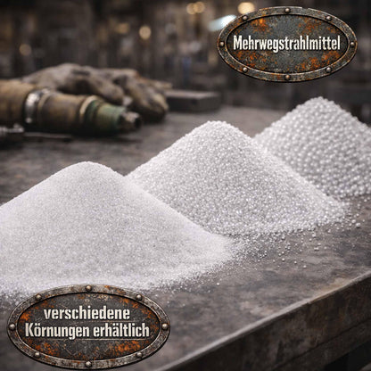 Samore Glasperlen Strahlmittel 25 kg, Körnung 100–200 µm