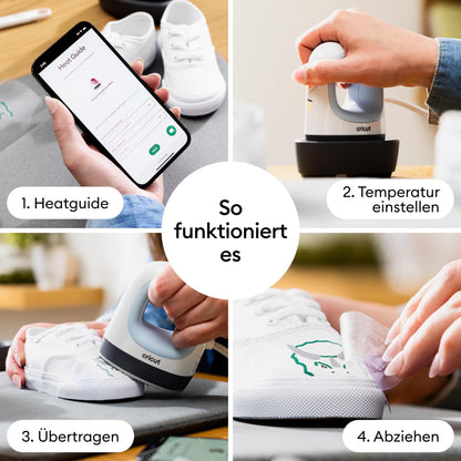 Cricut EasyPress Mini Kompakte Heizpresse für Bügelfolie - Zen Blue
