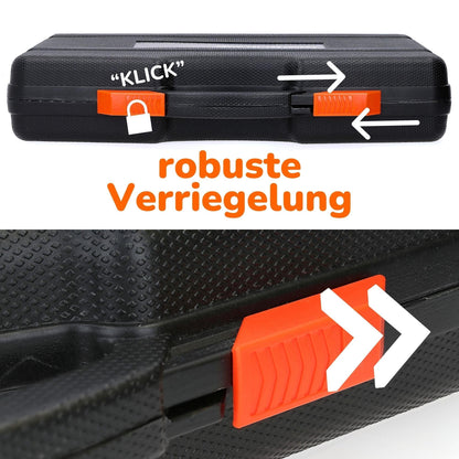 AmatoolZ Ratschenkoffer 171-teilig mit Steckschlüsseln und Bits