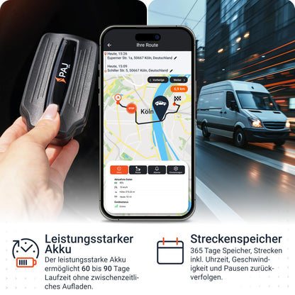 PAJ GPS Power Finder 4G GPS-Tracker mit Magnet, bis zu 90 Tage Akku