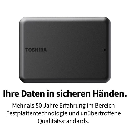TOSHIBA Canvio Partner Externe Festplatte 2TB USB 3.2