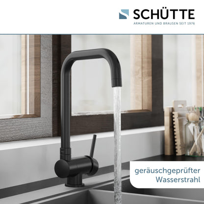 SCHÜTTE 24556 WINDOW Küchenarmatur Unterfenster umklappbar Schwarz