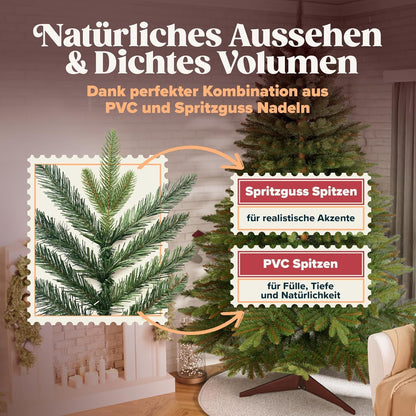 Pure Living Premium Testsieger Weihnachtsbaum künstlich 220cm
