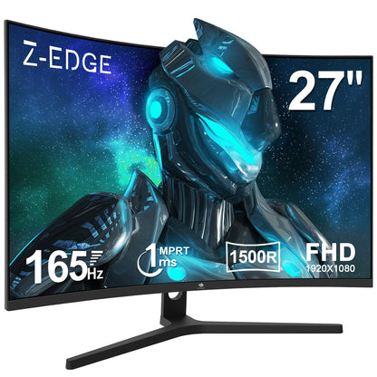 Z-Edge 27 Zoll Curved Gaming Monitor – 165Hz 1ms Full HD