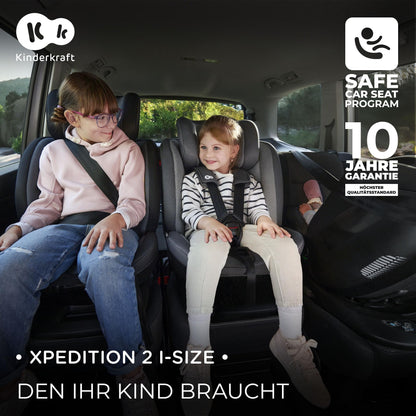 Kinderkraft XPEDITION2 I-SIZE Kindersitz 360° Reboarder Isofix Blau