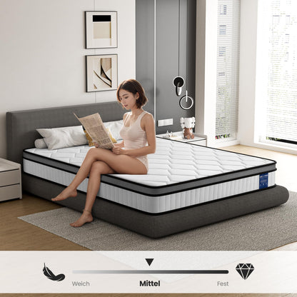BedStory Taschenfederkern Matratze Orthopädisch 90x200cm H3