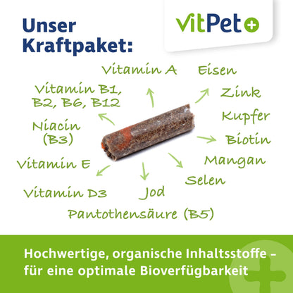 VitPet+ Daily Natural Minerals Mineralfutter für Pferde 4 kg Eimer