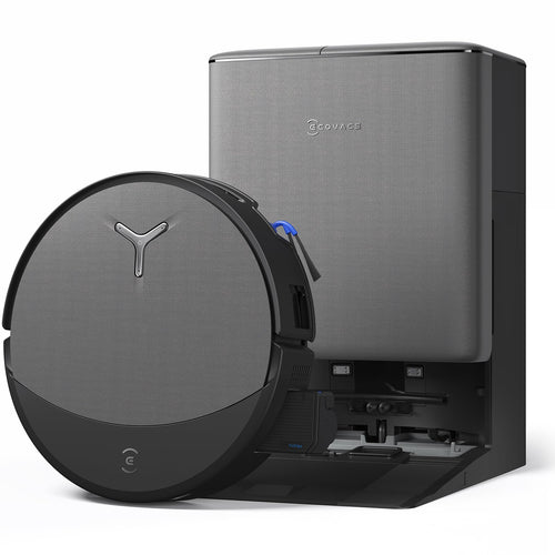 ECOVACS DEEBOT T90 PRO Omni Saugroboter mit Wischfunktion, Schwarz, Wischwalze