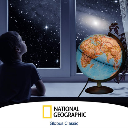 National Geographic Leuchtglobus Klassik 30cm - LED phys/pol 2025