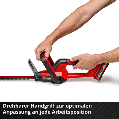 Einhell Akku-Heckenschere GC-CH 18/50 Li PXC – 4.0 Ah Set