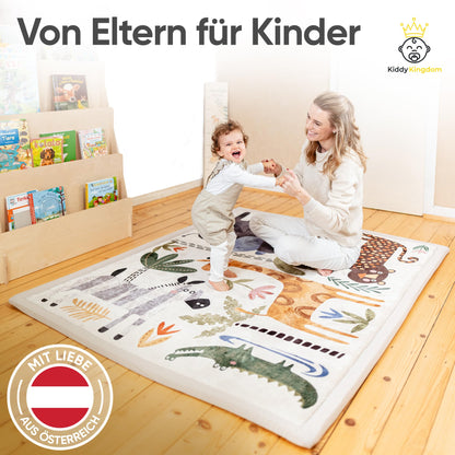 KIDDY KINGDOM Krabbelmatte Memory Schaum - 180x140cm beige