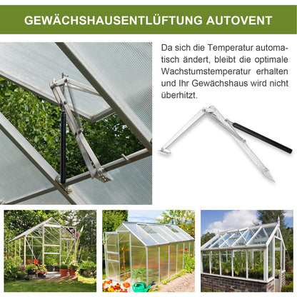 Gimisgu Gewächshaus Fensteröffner automatisch, 14 kg, 2er-Set