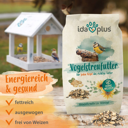 Ida Plus Vogelstreufutter ohne Weizen Wildvögel – Winter