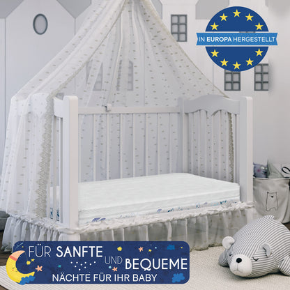 Sweety Fox Babymatratze 70 x 140 cm mit Sommer- und Winterseite