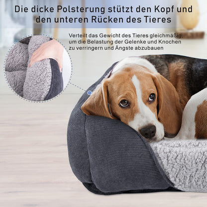 JOEJOY Hundebett XXL - Grosse Hunde, waschbar, Anti-Stress