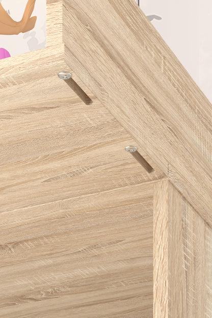 Shefa Kids Wickelaufsatz 800 für IKEA MALM, HEMNES, NORDLI, Eiche