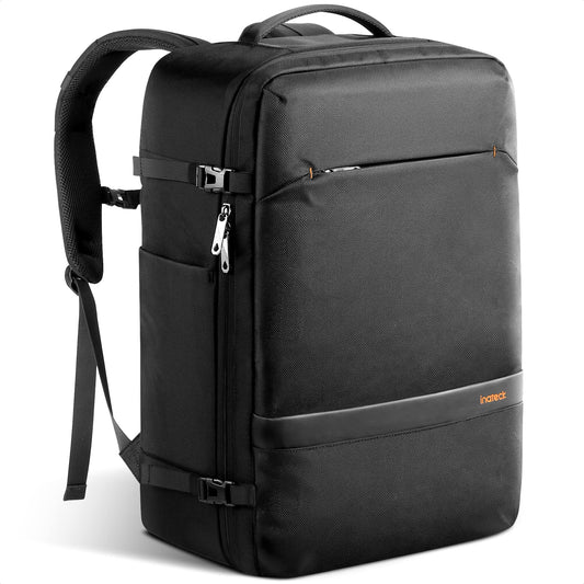 Inateck 42L Handgepäck Reiserucksack – 15.6 Zoll Laptopfach. Geräumiger Rucksack für Reisegepäck als Handgepäck.