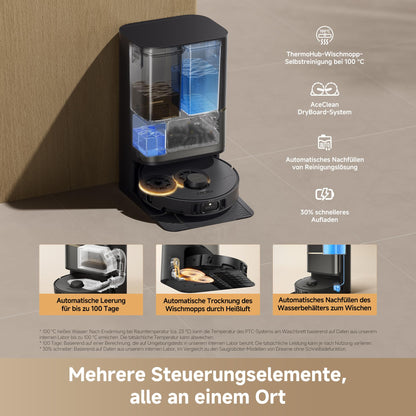 dreame L50s Pro Ultra Saugroboter mit Wischfunktion, schwarz