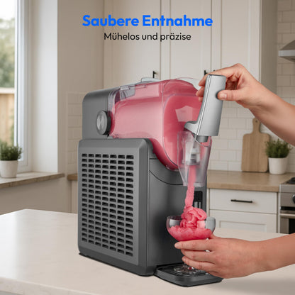 MEDION Slush Maschine MD12090 mit Kompressor und 5 Getränkemodi