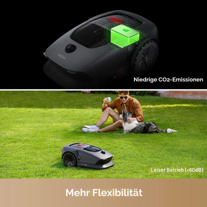 MOVA 600 Mähroboter mit 3D-LiDAR, ohne Begrenzungskabel, 600 m²
