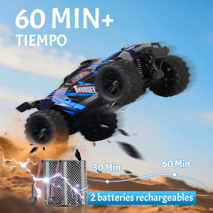 JOYTREKY Ferngesteuertes Auto 1:18 4WD Offroad 40 km/h blau