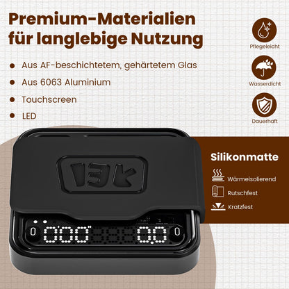 BOOKOO Kaffeewaage mit Timer, Bluetooth Espresso-Waage, 0,1 g