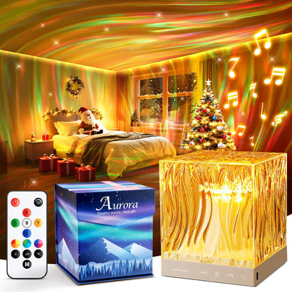 PIKOY LED Sternenhimmel Projektor WH-E22 mit Bluetooth und Timer, Fernbedienung, Aurora-Lichteffekt
