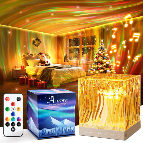 PIKOY LED Sternenhimmel Projektor WH-E22 mit Bluetooth und Timer, Fernbedienung, Aurora-Lichteffekt