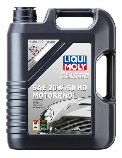 LIQUI MOLY Classic Motorenöl SAE 20W-50 HD - 5L mineralisch
 LIQUI MOLY Synthetische Bremsflüssigkeit DOT 4 - 1 L
