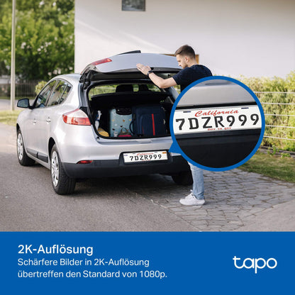 Tapo C51A 2K WLAN Überwachungskamera Aussen, 360° schwenk-/neigbar