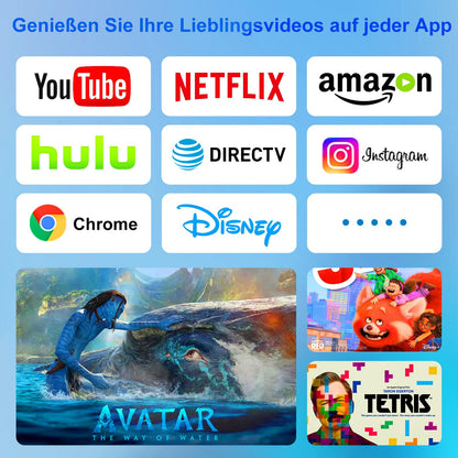 HDMI Funkübertragung 4K 5.8G Streaming Set - Rot